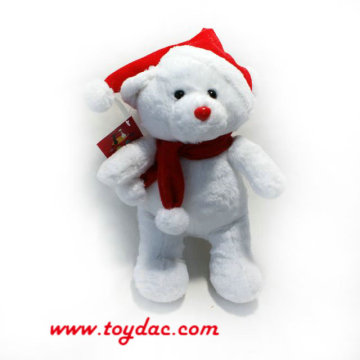 Peluche de Navidad oso polar